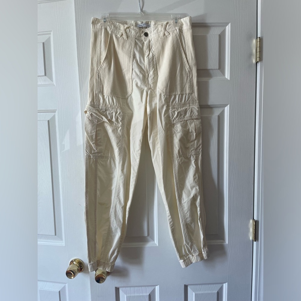 Urban Outfitters Cream Cargo Pants